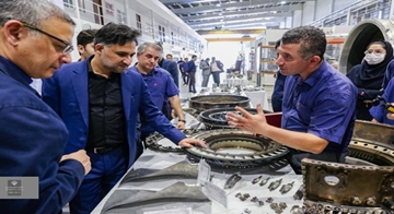 Dehghani's visit to Mapna's achievements in meeting the needs of the aviation industry